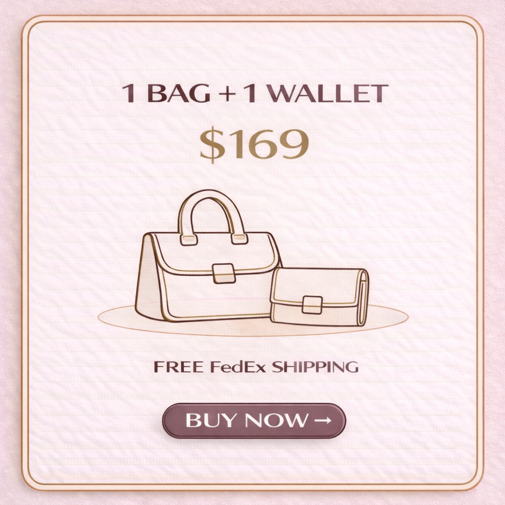 Order one bag+1 wallet