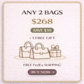 Order 2 pieces（ get extra 1 wallet as a freebie and 10 dollars shipping fee off）